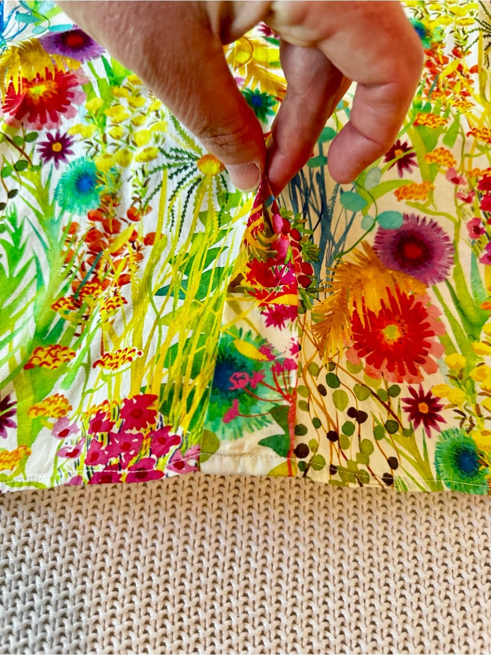 LABORATORIO CAPRI Yellow Floral Long-Sleeve Shirt Mini Dress - Picture 15 of 16